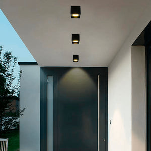 Aplique de techo cuadrado de policarbonato - Orientable - GU10 - Barcelona Led-Decoración