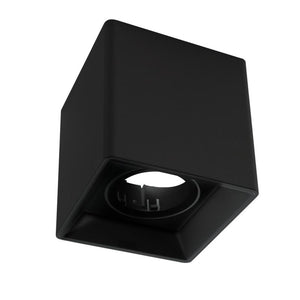 Aplique de techo cuadrado de policarbonato - Orientable - GU10 (12)
