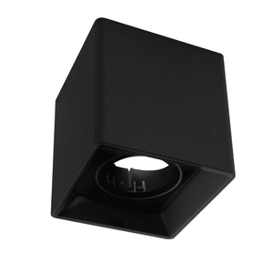 Aplique de techo cuadrado de policarbonato - Orientable - GU10 (12)