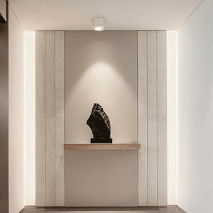 Aplique de techo cuadrado de policarbonato - Orientable - GU10 - Barcelona Led-Decoración
