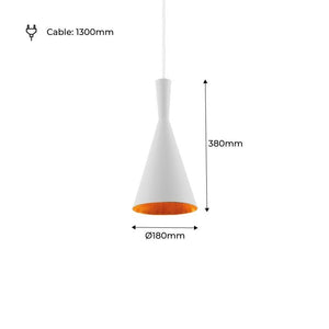 Lámpara colgante metal "Solvang" - Barcelona Led-Decoración