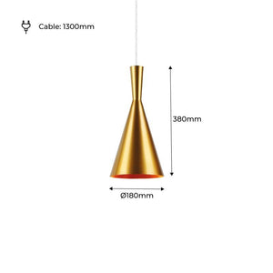 Lámpara colgante metal "Solvang" - Barcelona Led-Decoración
