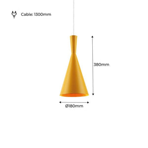Lámpara colgante metal "Solvang" - Barcelona Led-Decoración
