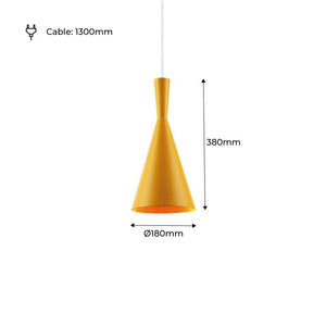 Lámpara colgante metal "Solvang" (36)