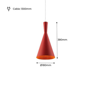 Lámpara colgante metal "Solvang" - Barcelona Led-Decoración