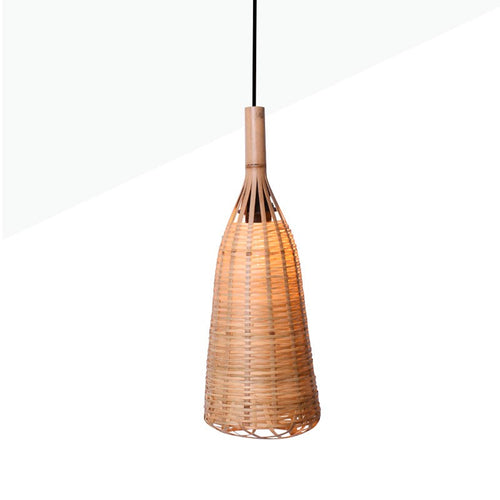Wicker pendant lamp