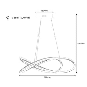 Lámpara colgante LED "SOLMU" 50W (17)