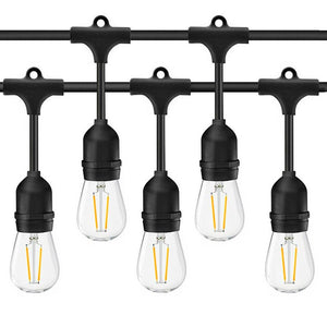 Guirnalda exterior conectable en serie - IP65 - 6,5 metros - 10 x E27 (2)