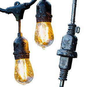 Guirnalda exterior conectable en serie - IP65 - 6,5 metros - 10 x E27 - Barcelona Led-
