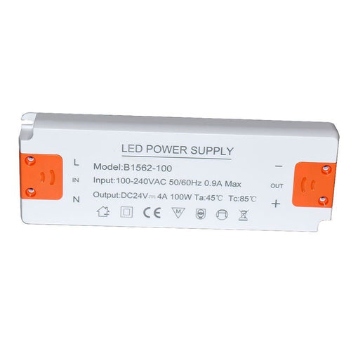 Εξαιρετικά λεπτό τροφοδοτικό 24V - 100W - IP20