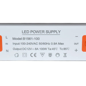 Fuente de alimentación ultra slim 12V - 100 W - IP20 - Barcelona Led-Material eléctrico