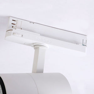 Foco LED para carril trifásico especial para carnicerías - Driver integrado Philips Xitanium- LED COB - 40W - Barcelona Led-