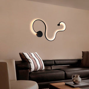 Aplique de pared moderno "WAVE" - 40W - 2800K - Barcelona Led-Decoración