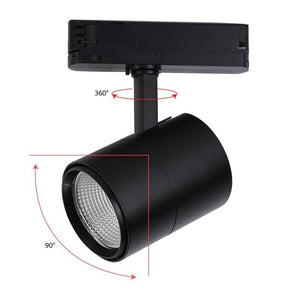 Foco LED para carril trifásico CCT 42W - CRI 95 - Driver Philips Xitanium integrado - Barcelona Led-