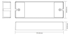 Controlador MONOCOLOR/RGB dimmer 230V - 3 Canales - 1.6A/Canal - Receptor RF/DMX SUNRICHER - Perfect RF (5)