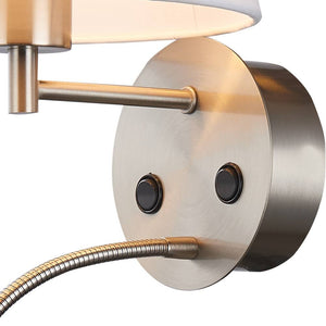 Aplique de pared "PAIR" E27 con foco LED de lectura 3W - Barcelona Led-Decoración