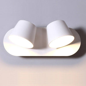 Aplique de pared LED doble "KOP-2" orientable 12W - Barcelona Led-Decoración