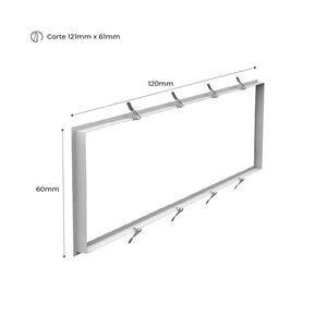 Kit Marco empotrable para Paneles LED 120x60 (7)