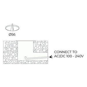 Foco LED empotrable suelo 4,5W 220V-AC IP67 - Barcelona Led-