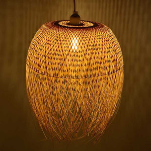 Lámpara colgante de ratán "JAVA" (25)