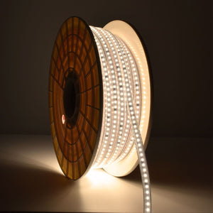 Tira LED 220V - 950W (6000xSMD2835) 12mm - IP67 - Rollo 50 metros - Corte cada 10cm - Barcelona Led-