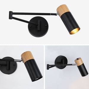 Aplique de pared nórdico extensible "LOGAN" - E27 G45 (13)