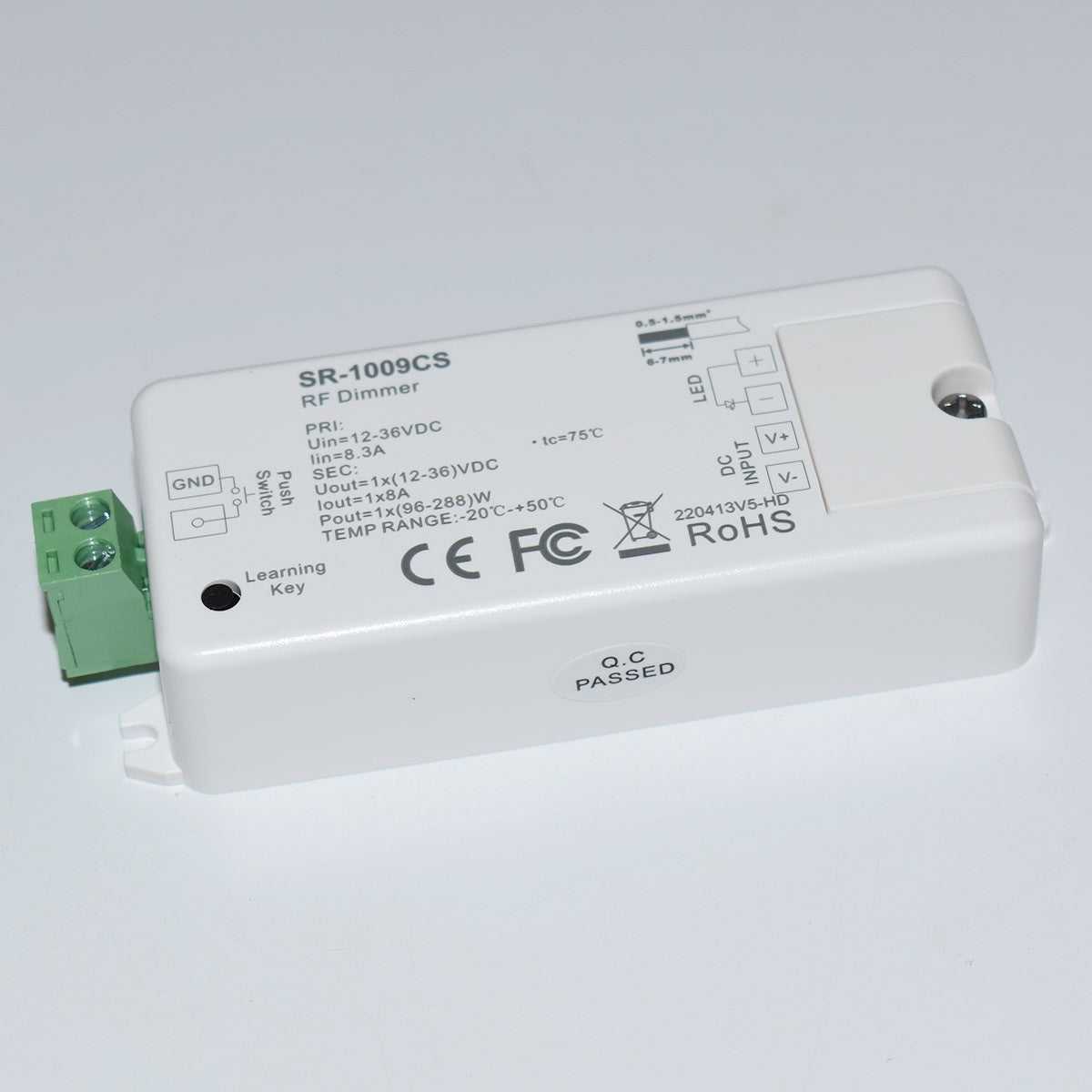 Regulador Monocolor 12-36V 1 canal 8A SUNRICHER - Perfect RF (1)