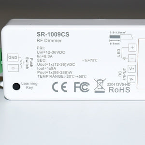 Regulador Monocolor 12-36V 1 canal 8A SUNRICHER - Perfect RF - Barcelona Led-Control y regulación