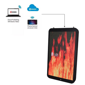 Display publicitario LED para postes de iluminación - Uso exterior - P4mm - 148 x 86,5cm (15)