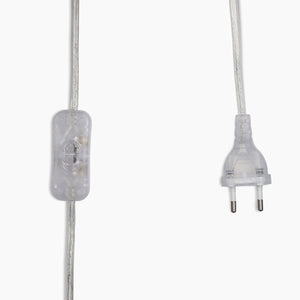 Aplique de pared de mimbre con enchufe "PANI" - Barcelona Led-Decoración