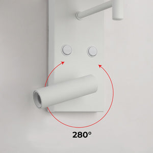 Pack x 2 - Aplique de pared para lectura con foco LED "NOAH" - 3,4W (10)