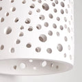 Bidirectional wall lamp in plaster