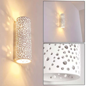 Aplique de pared bidireccional en escayola "COMB" - 2 x E14 - Barcelona Led-Decoración