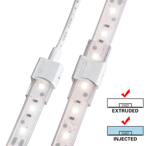 Conector tira LED estanco con cable - 2 pines - Tira 10 mm - IP68 (8)