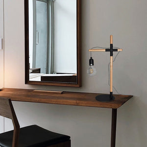 Lámpara de mesa de madera natural "NATURAL WOOD" (4)