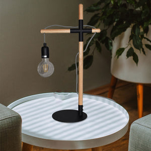 Lámpara de mesa de madera natural "NATURAL WOOD" (5)