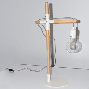 Lámpara de mesa de madera natural "NATURAL WOOD" (18)