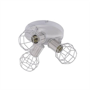 Lámpara de techo orientable jaula "AZOR-3" E14 - Barcelona Led-Decoración