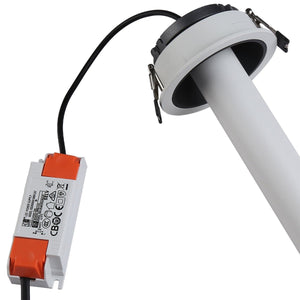 Foco LED empotrable orientable "ALAI" - Zoom - 200mm - 2800K - LED COB - chip Cree - 7W - Barcelona Led-
