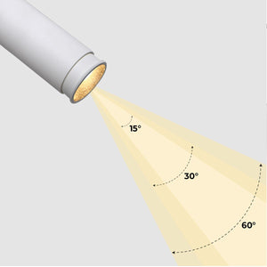 Foco LED empotrable orientable "ALAI" - Zoom - 200mm - 2800K - LED COB - chip Cree - 7W - Barcelona Led-