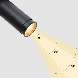 Foco LED empotrable orientable "ALAI" - Zoom - 200mm - 2800K - LED COB - chip Cree - 7W - Barcelona Led-
