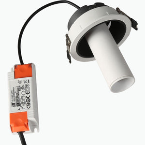 Foco LED empotrable orientable "ALAI" - Zoom - 100mm - 2800K - LED COB - chip Cree - 7W - Barcelona Led-