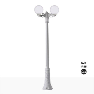 Farola doble LED exterior FUMAGALLI "GIGI BISSO GLOBE" 2xE27 - Barcelona Led-