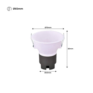 Foco LED empotrable 6W "KOPPA"- Óptica 24º - Corte Ø 65mm - Bajo UGR - Barcelona Led-