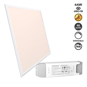 Panel LED empotrable 60X60cm - TRIAC regulable - 44W - UGR19 - IP40 - Barcelona Led-