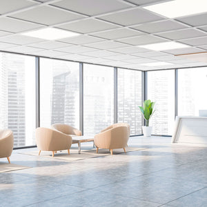 Pack de 2 paneles LED slim CCT regulable con mando - 60x60cm - 40W (4)