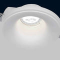 Round recessed downlight trimless GU10 plaster round trimless 3