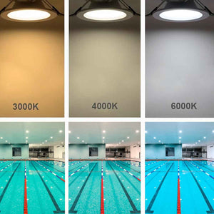 Downlight LED estanco empotrable - IP65 - 8W - Corte Ø 80-95mm (5)