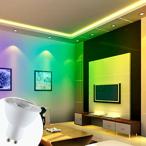 Bombilla inteligente LED WIFI GU10 - RGBW + CCT - 5W (8)