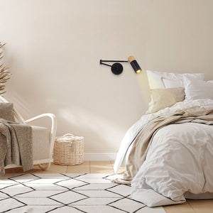 Aplique de pared nórdico extensible "LOGAN" - E27 G45 (20)